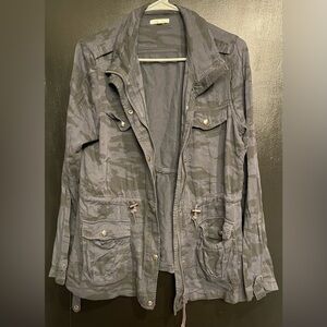 Maurice’s blue and black camo light jacket size M